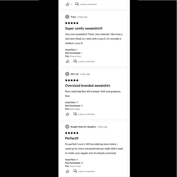 ❤️LULULEMON PERFECTLY OVERSIZED CREW* LOGO-WHITE❤️ - Picture 7 of 12